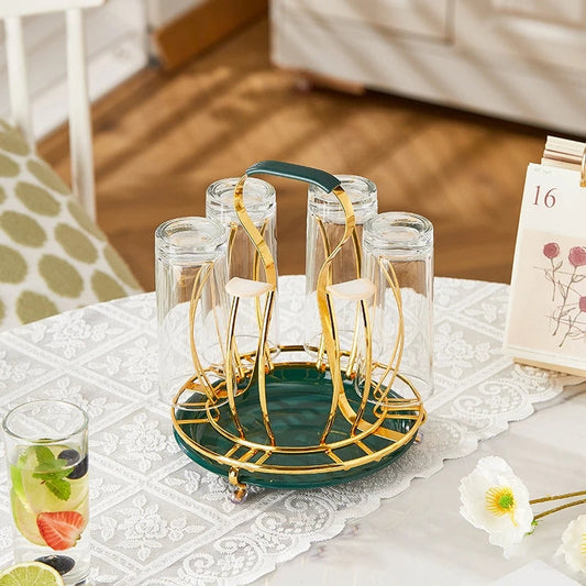 Luxury Round Glass Stand