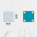 3 pcs Flexible self adhesive mirror sheets