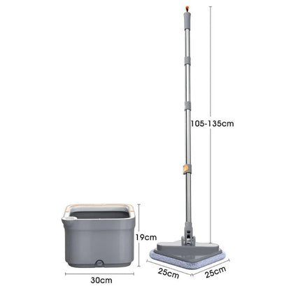 Rotatable 360? Microfiber Spin Mop Bucket