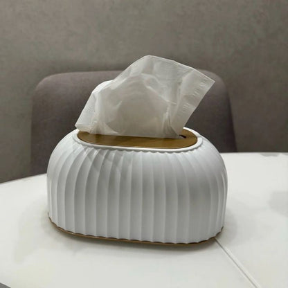 Nordic Striped Tissue Box Holder
