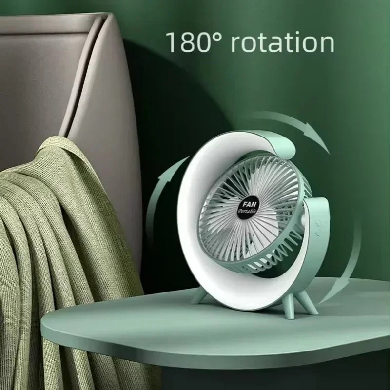 G Shape Rgb Light Fan