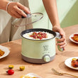 Non stick Electric cooking pot with steamer plate