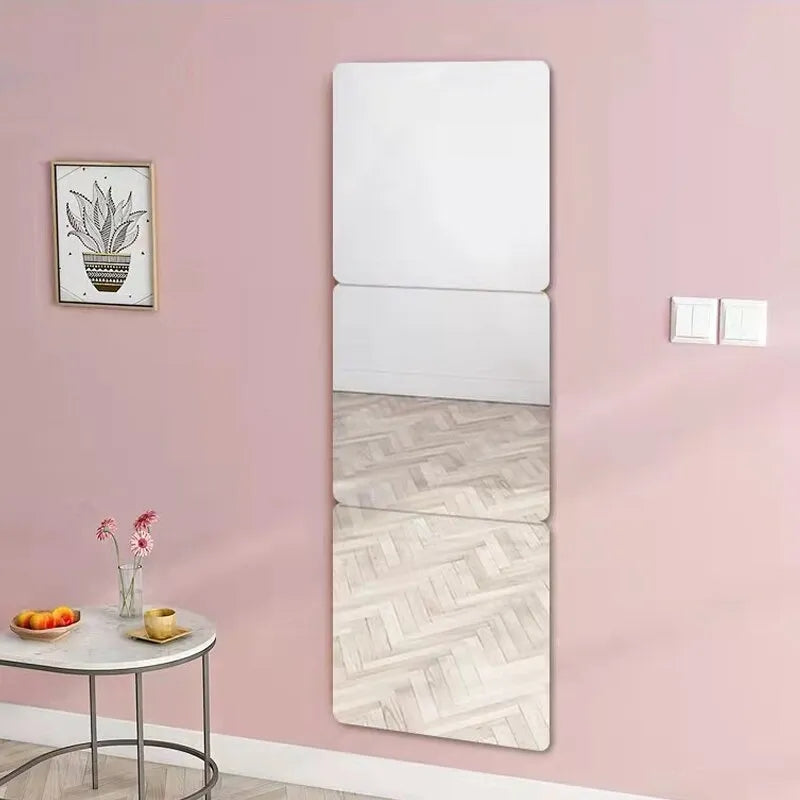 3 pcs Flexible self adhesive mirror sheets