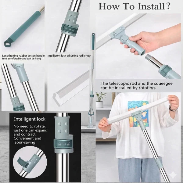 Multipurpose Flexi Floor & Window Wiper