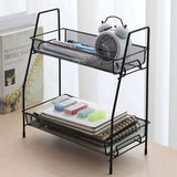 2 layer smart metal shelf
