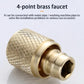 Spray Nozzle Water Gun Brass High Pressure Direct Spray Pistol Quick Connector Home Hose Adjustable Pressure Garden Sprinkler