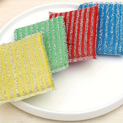 4pcs Double Sided Dishwashing Sponge