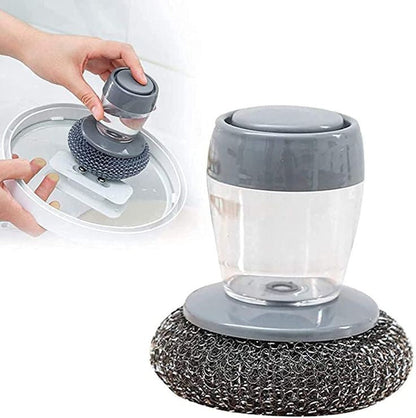 Dish Washing Brush with Plastic Handle