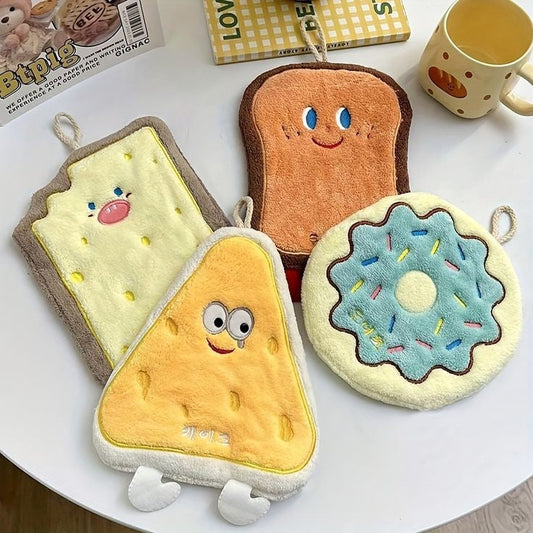 Cute Coral Hanging Face And Hand Towels
