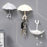 3Pcs Cute Umbrella Wall Hanger