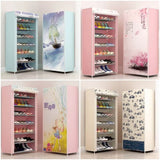7 Layer Printed Shoe Organizer Rack