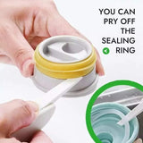 3 in 1 Bottle Lid Rubber Ring Groove Gap Cleaning Brush, Multifunctional Bottle Gap Cleaner