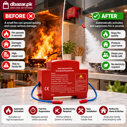 Automatic Fire Extinguisher Device