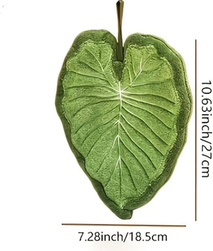 Leaf Shape Kitchen Hand Towel, Leaf Shaped Kitchen Towel, Decorative Leaf Hanging Towel, Thickened Absorbent Towel
