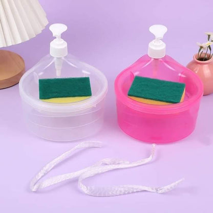 Soap Dispenser And Scrubber Holder