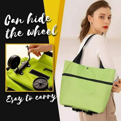 Foldable Trolly Bag With Wheels