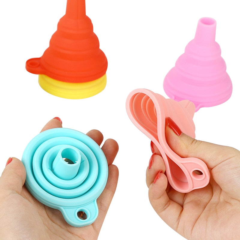 Foldable Funnel Silicone Collapsible Funnel