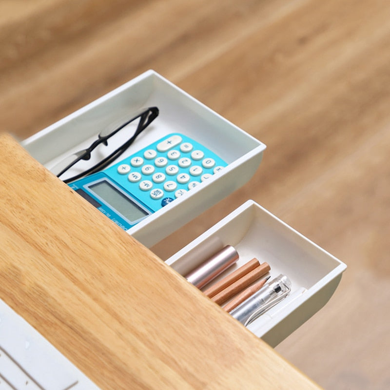 Hidden Table Pencil Tray Organizer