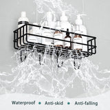 Punch-Free Corner Storage Rack Shower Basket Bathroom Accessories