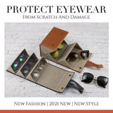 Sunglasses Organizer Box Multi-slot Eyeglasses Storage Folding box