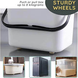 4pcs Paste Universal Wheel Pulley Punch-Free Universal Wheel