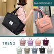 Shoulder Bag Female Travel Handbag Foldable Large Capacity Shopping Bag Waterproof Oxford Multi-pockets Tote