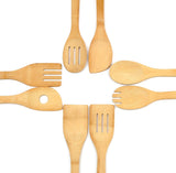 6-Piece Bamboo Kitchen Utensil Set