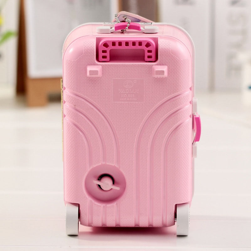 Creative Fun Suitcase Style Music Box Jewelry organizer
