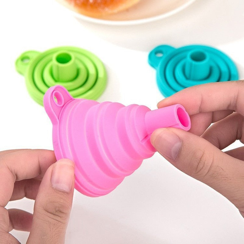Foldable Funnel Silicone Collapsible Funnel