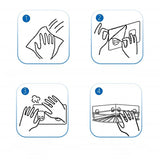 Iron Shampoo Storage Rack Holder With Self Adhesive Sticker