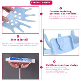 Soap Dish Maple Leaf Design PVC Soap Box Punch-free Strong Adhesive Soap Dishs Bathroom Drain Soap Holder Rack Tray Accessories