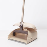 Eyliden Broom and Dustpan Set with Teeth and Long Handle cleaning kit