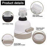 3 Modes Faucet Aerator Water Saving High Pressure Filter Sprayer