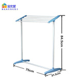 Floor Standing Cloth Towel Rack Trouser Holder Laundry Rail Rack Bath Towel Drying Rod