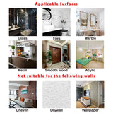 10 Pcs Transparent Strong Self Adhesive Door Wall Hangers Hooks\