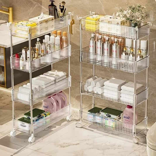 Luxury 4 Layer Acrylic Trolley