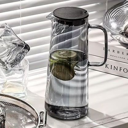 Heat Resistant Glass Water Jug (Premium Borosilicate) 1700 ML capacity