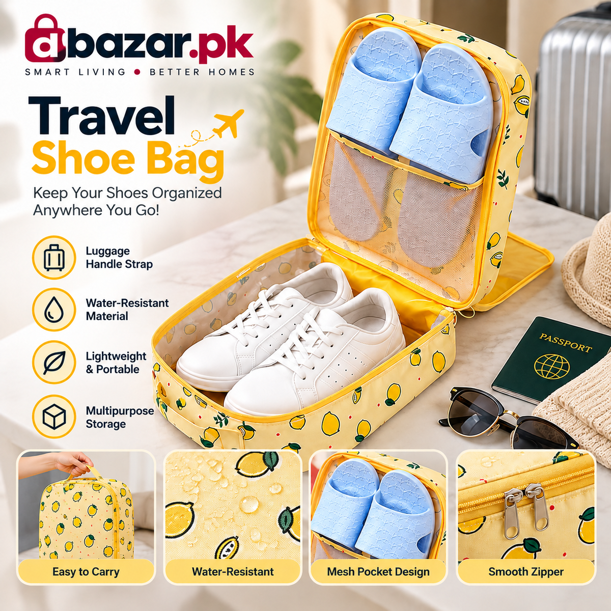 Smart Travel Shoe Organiser – Pack with Ease