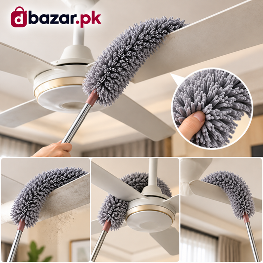 6FT Extendable Microfiber Duster – Washable