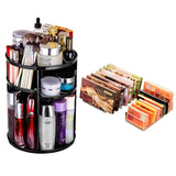 360 Degree Rotation Transparent Acrylic Cosmetics Storage Box Fashion Spin Multi-function Detachable Makeup Organizer Beauty