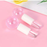 2Pcs Box Crystal Ice Hockey Roller Energy Massage Beauty Facial Eye Crystal Ball Massager