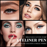 Stamp Liquid Eyeliner Pencil 2 In1 Double-Headed Seal Pen Stamps Eyeliner