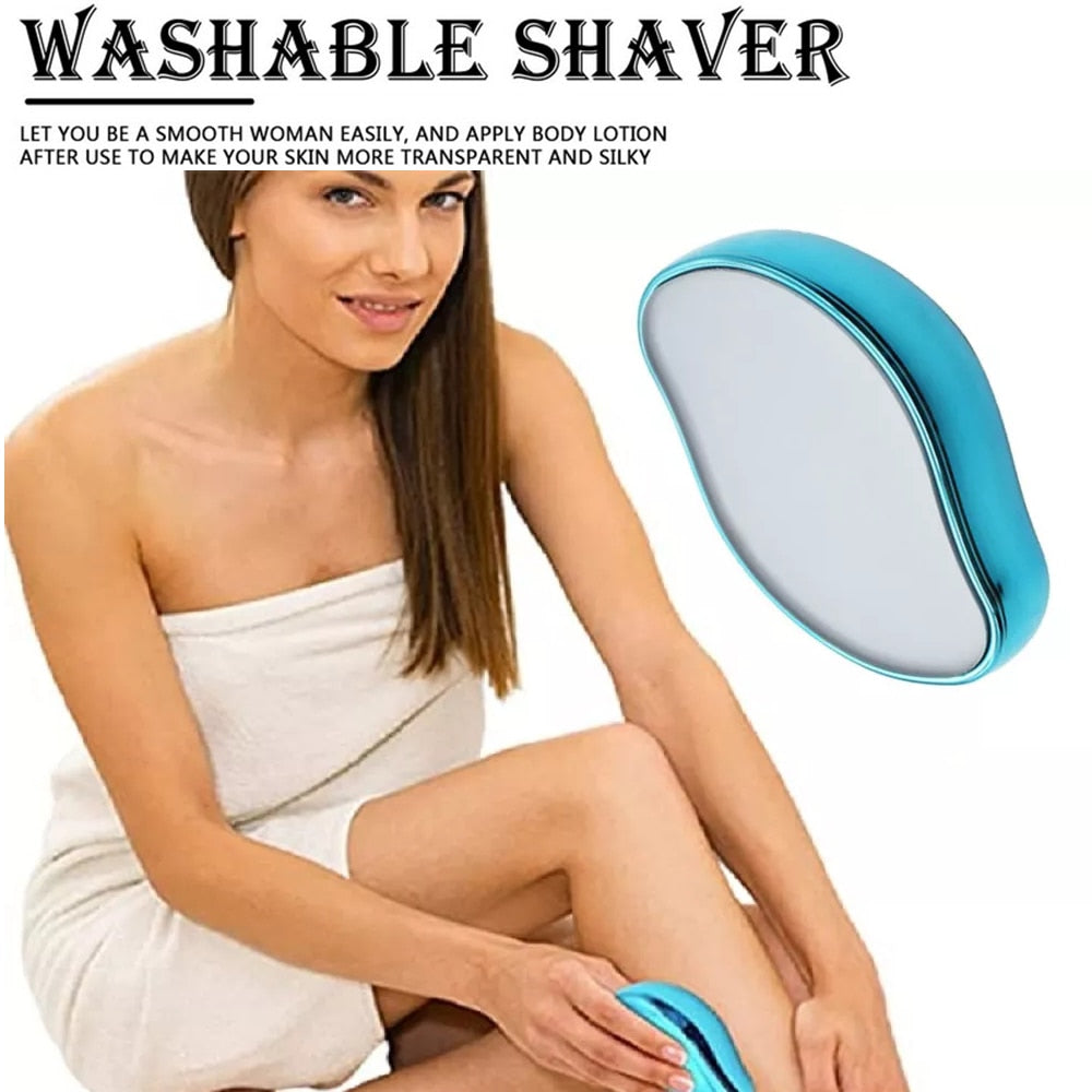 Glass Hair Remover Painless Epilator Easy Cleaning Reusable Body Care Depilation Tool