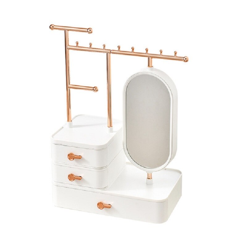 Jewelry Storage Box Necklace Earring Display Fashion Big Capacity Cosmetic Storage Box