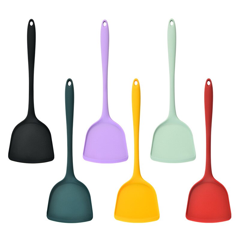 1pcs Non-stick Cooking Shovel Integrated Silicone