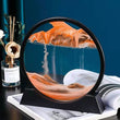 Moving Sand Art Picture Round Glass 3D Hourglass Deep Sea