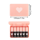 6 Pieces Lip Gloss Stain Long Lasting Liquid gloss