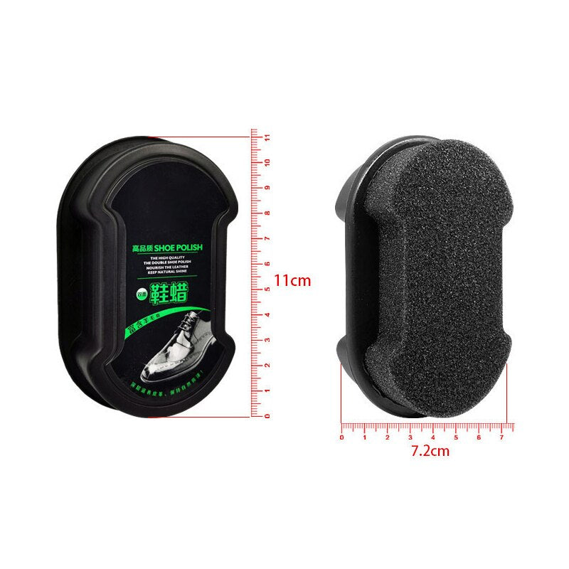 Multi-Function Double Sided Leather Shoes Brush Colorless Shoes Polish Clean Sponge