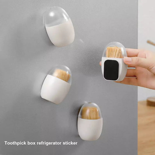 Magnetic Refrigerator Toothpick Holder Container