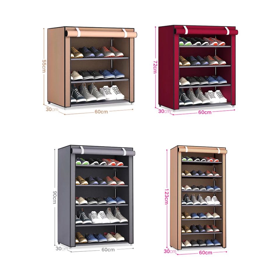 5 layer Shoerack Door Shoe Cabinets Shoes Organizer